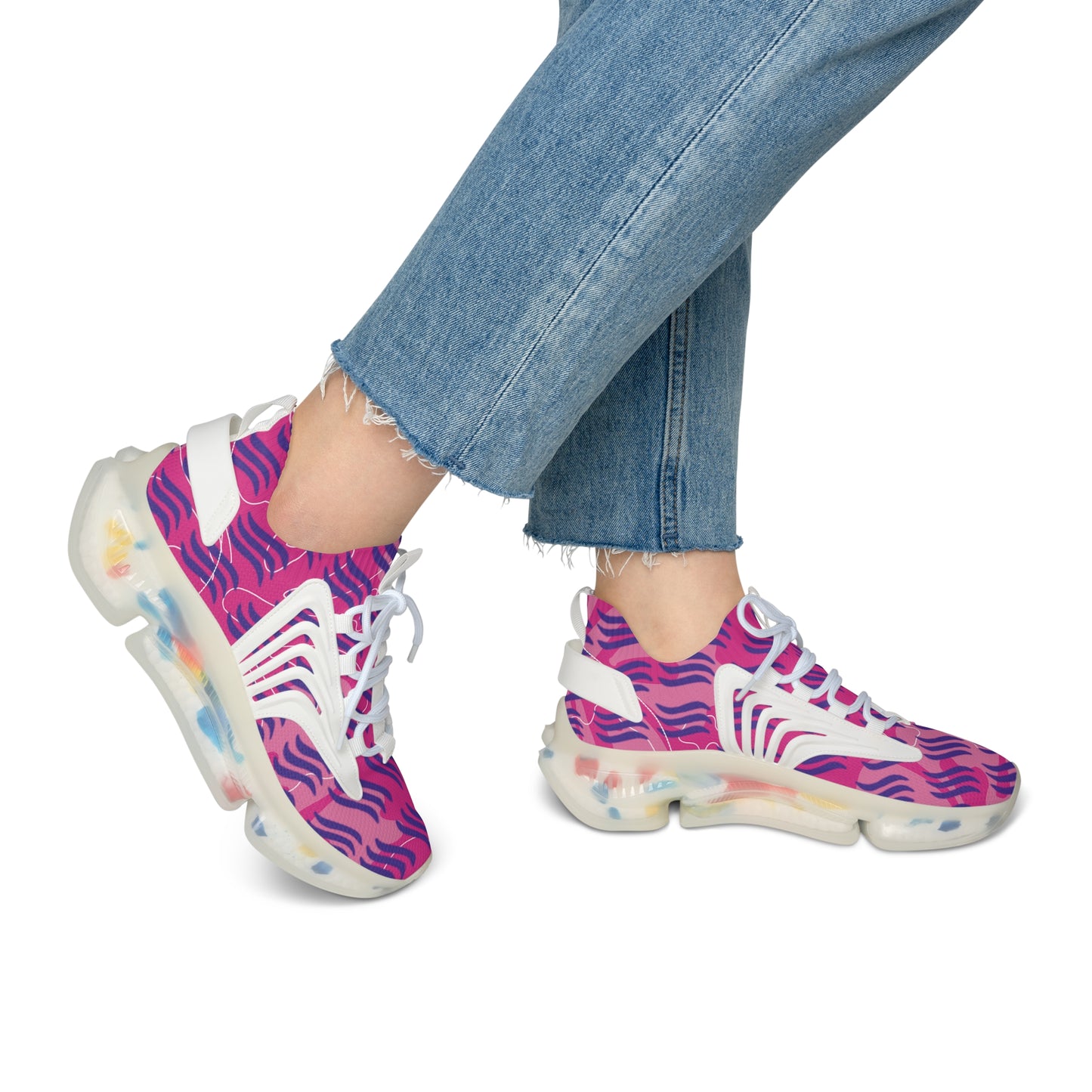 Vibrant Women's Mesh Sneakers "JasiNova - Stylish & Comfortable for Everyday Wear