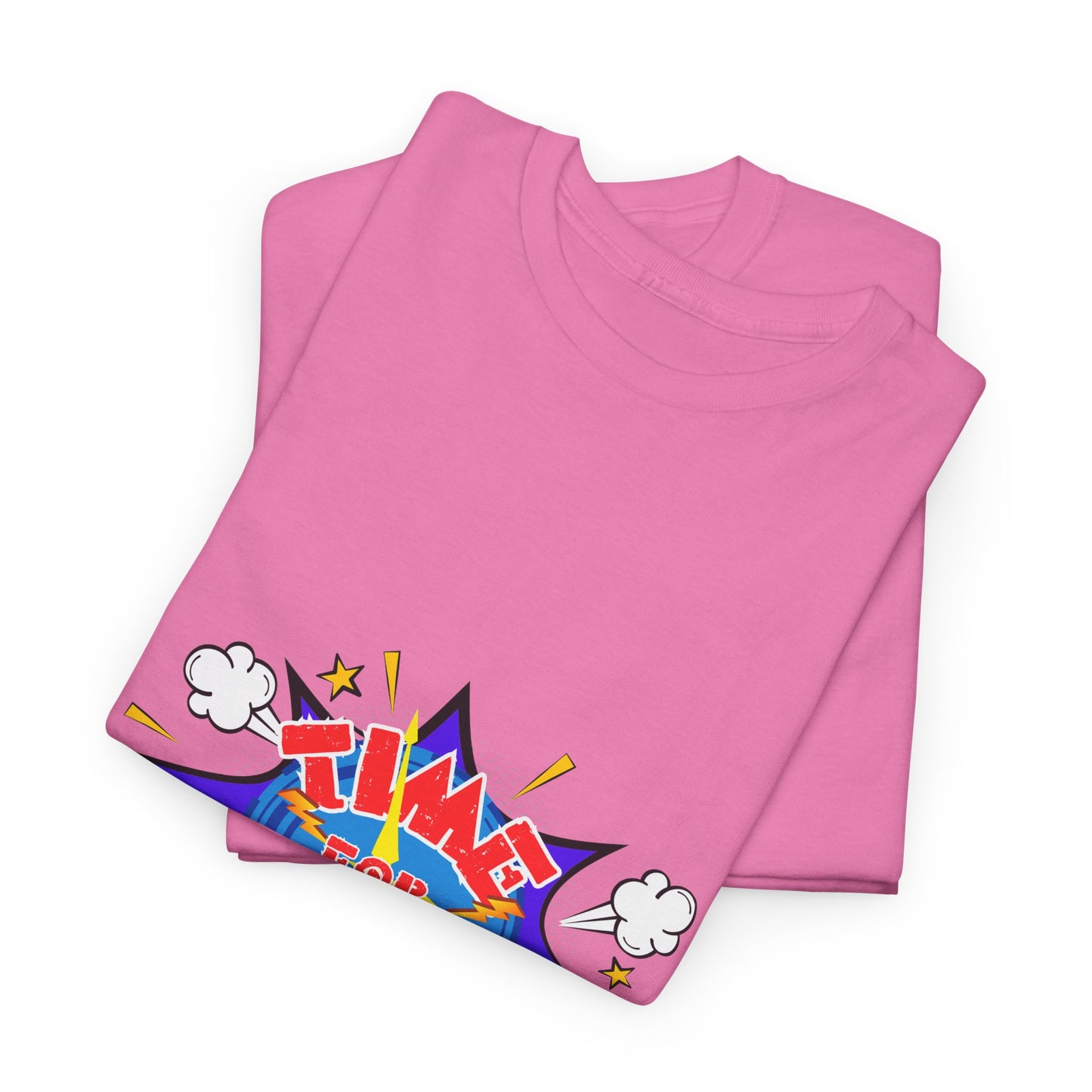 Playful 'Time for Fun' Unisex Heavy Cotton Tee - Perfect for Active Lifestyles and Casual Days