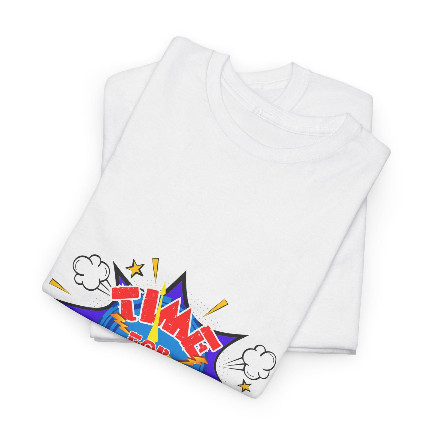 Playful 'Time for Fun' Unisex Heavy Cotton Tee - Perfect for Active Lifestyles and Casual Days