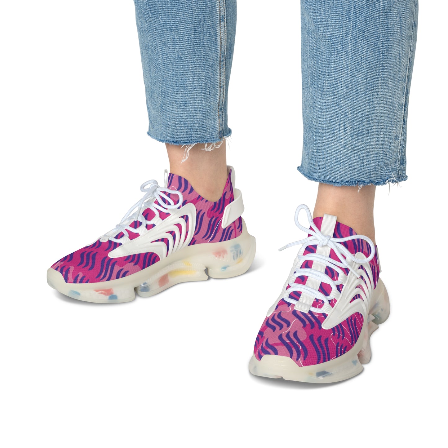 Vibrant Women's Mesh Sneakers "JasiNova - Stylish & Comfortable for Everyday Wear