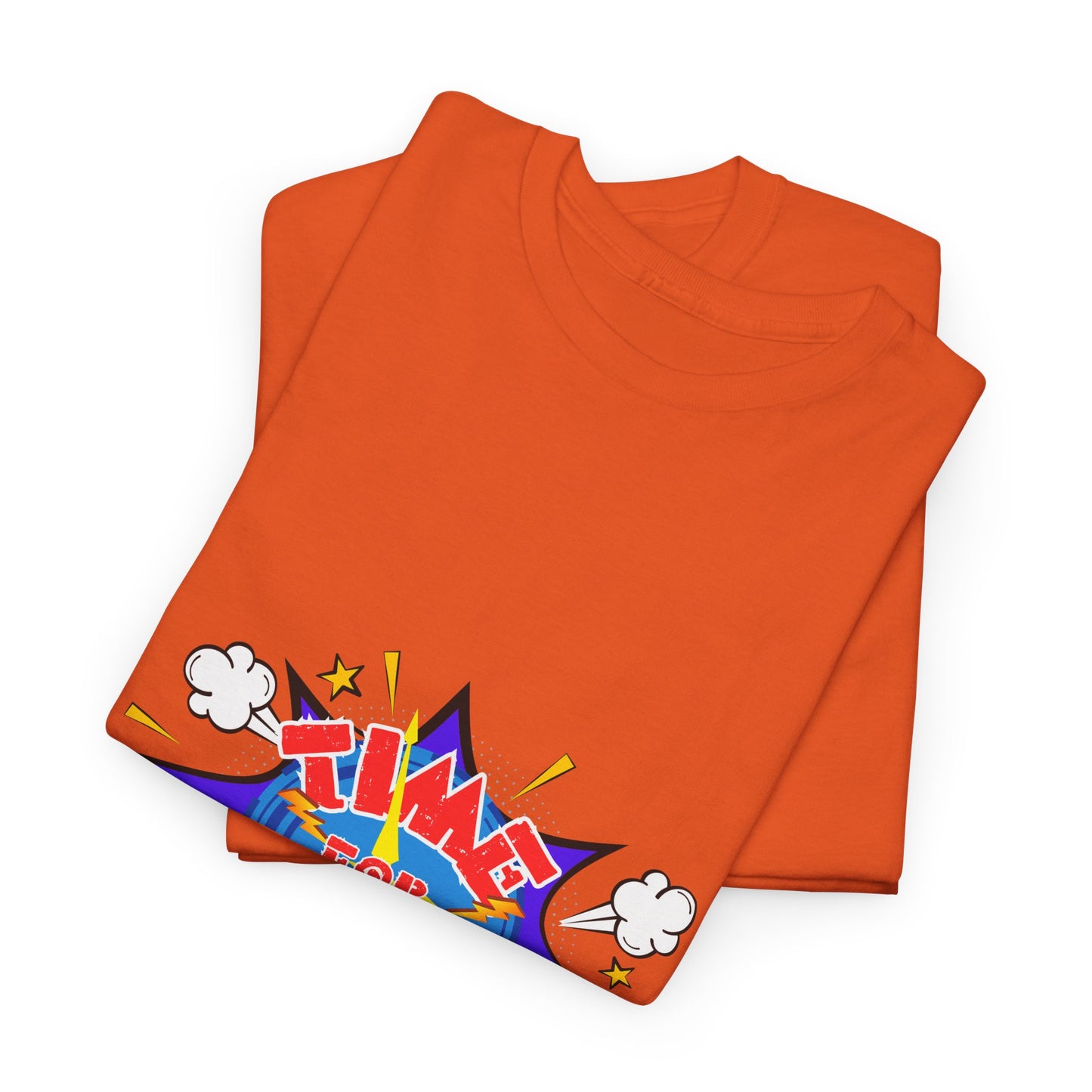 Playful 'Time for Fun' Unisex Heavy Cotton Tee - Perfect for Active Lifestyles and Casual Days