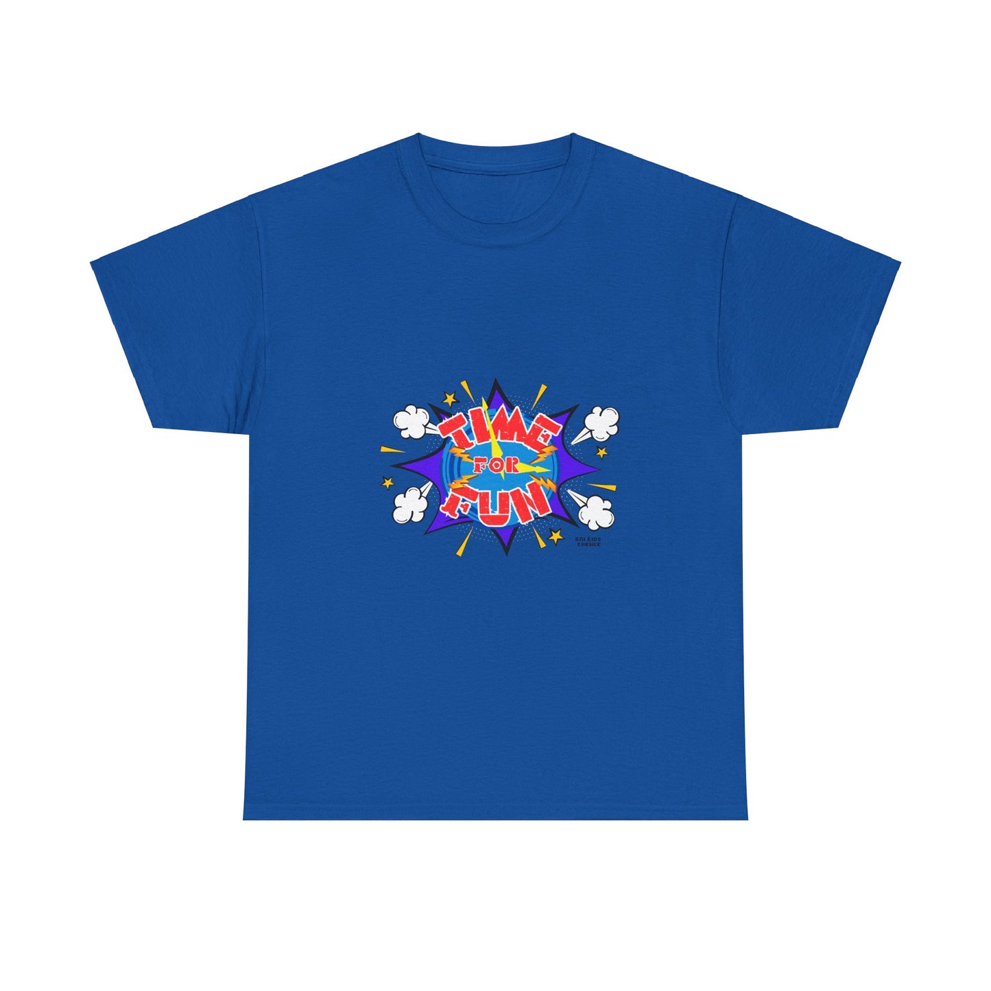 Playful 'Time for Fun' Unisex Heavy Cotton Tee - Perfect for Active Lifestyles and Casual Days