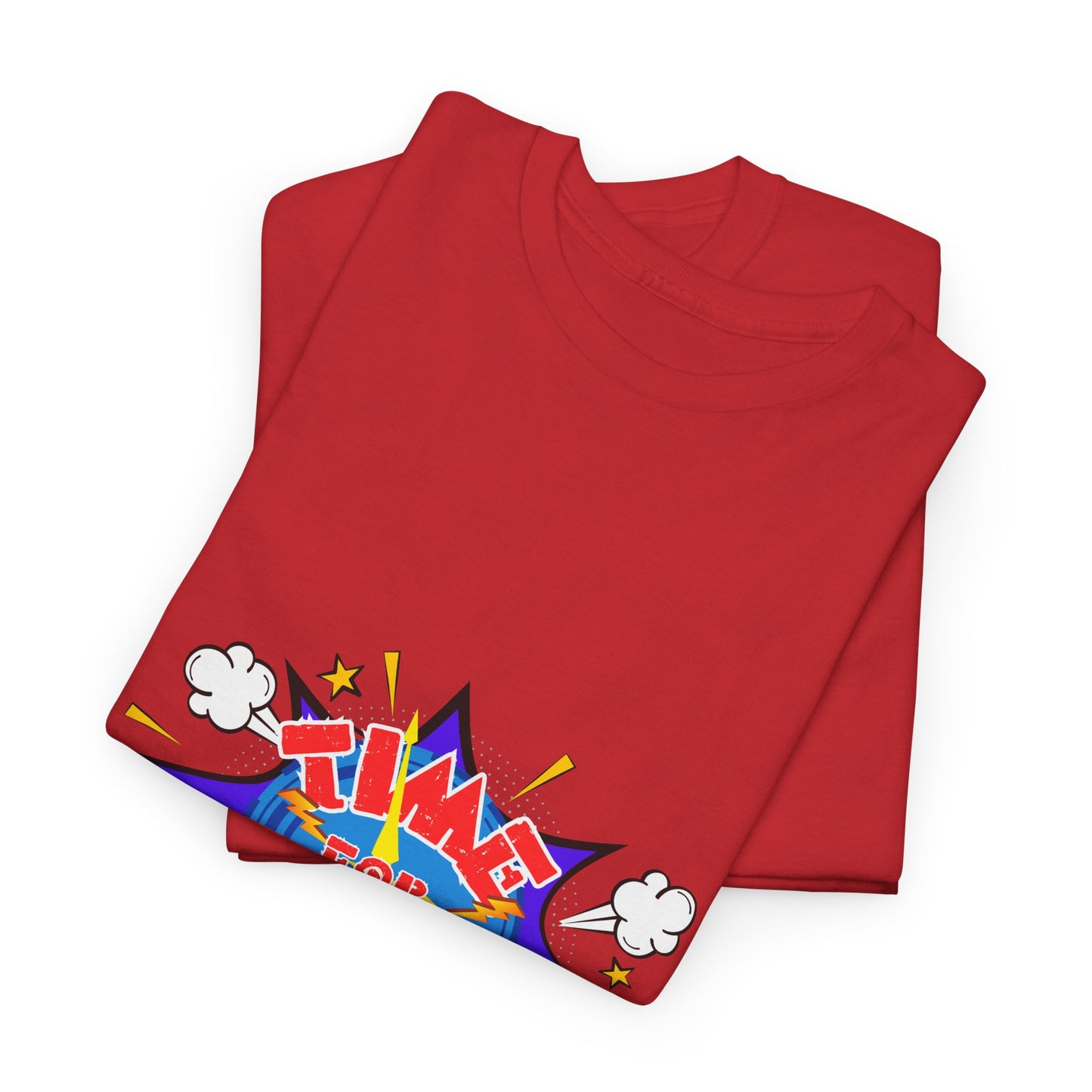 Playful 'Time for Fun' Unisex Heavy Cotton Tee - Perfect for Active Lifestyles and Casual Days