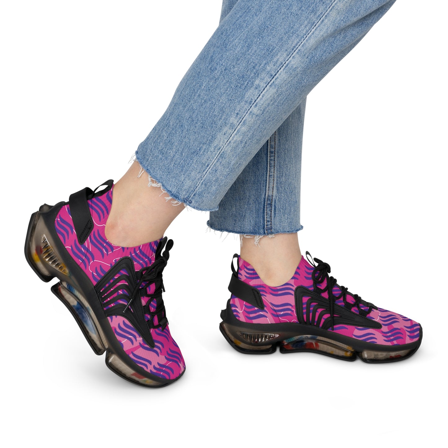 Vibrant Women's Mesh Sneakers "JasiNova - Stylish & Comfortable for Everyday Wear